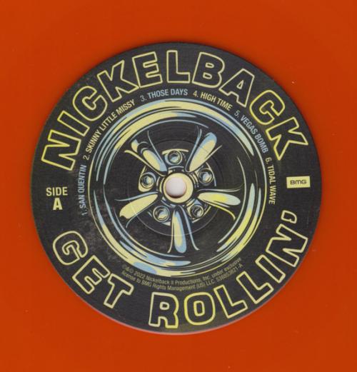 Виниловая пластинка Nickelback - Get Rollin' (Transparent Orange Vinyl LP)