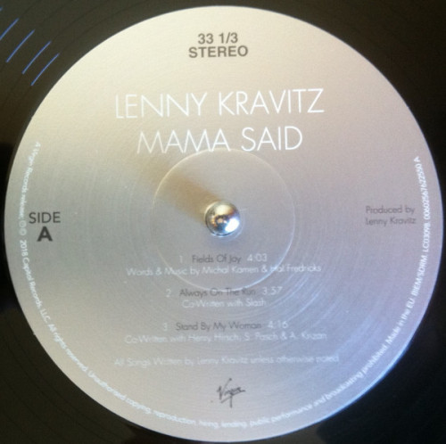 Виниловая пластинка Lenny Kravitz, Mama Said (2LP)