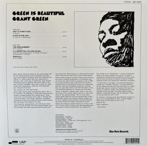 Виниловая пластинка Grant Green - Green Is Beautiful (Black Vinyl LP)