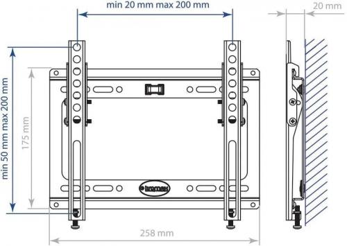 Кронштейн для телевизора Kromax IDEAL-6 белый