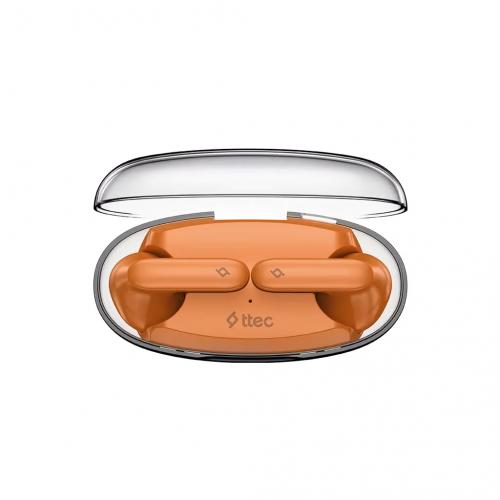 Наушники TTEC AirBeat Glace Coral Orange