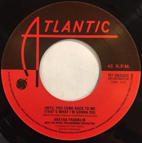 Виниловая пластинка WM ARETHA FRANKLIN /THE ROYAL PHILHARMONIC ORCHESTRA, RESPECT / UNTIL YOU COME BACK TO ME (THAT'S WHAT I'M GONNA DO) (Black Vinyl)