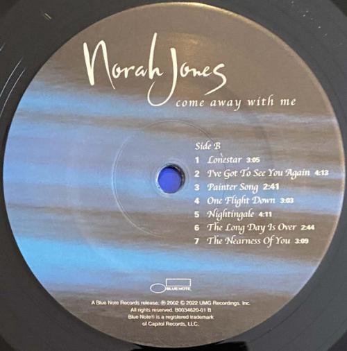 Виниловая пластинка Norah Jones - Come Away With Me (Black Vinyl LP)