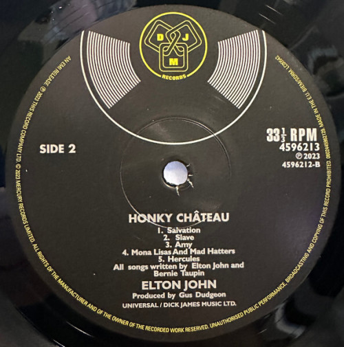 Виниловая пластинка Elton John - Honky Chateau (Black Vinyl 2LP)