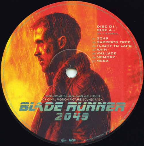 Виниловая пластинка Sony Ost Blade Runner 2049 (Black Vinyl)
