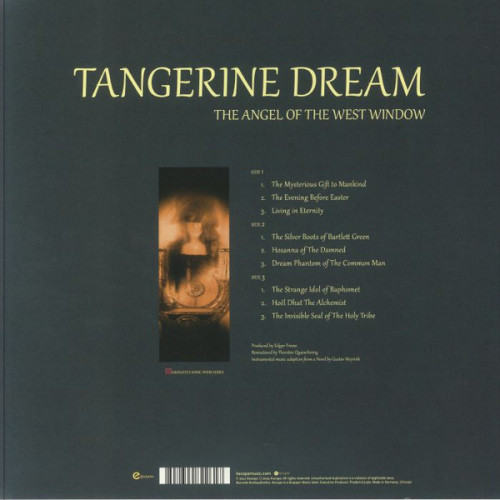 Виниловая пластинка Tangerine Dream -  The Angel Of The West Window (Black Vinyl 2LP)