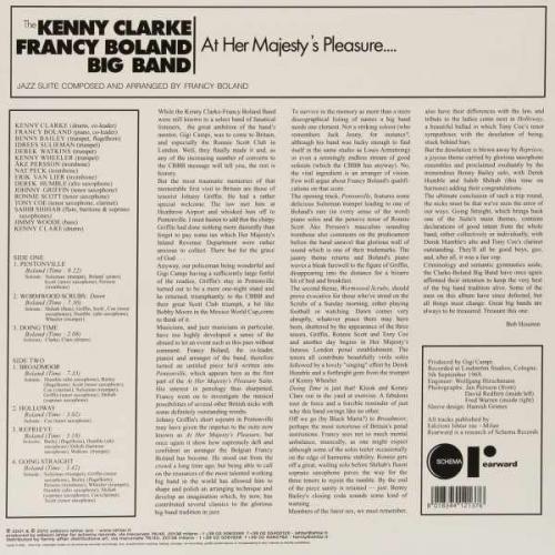Виниловая пластинка Kenny Clarke; Boland, Francy - At Her Majesty's Pleasure (Black Vinyl LP)