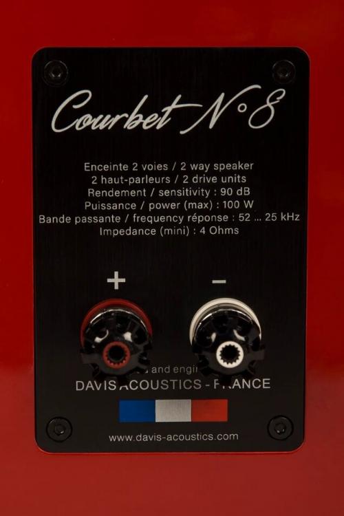 Напольная акустика Davis Acoustics Courbet 8 Red Gloss