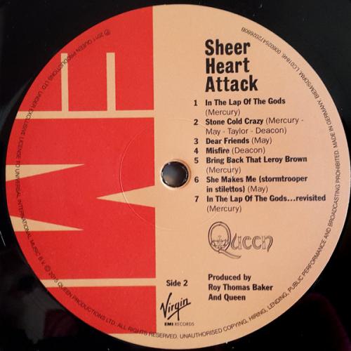 Виниловая пластинка Queen, Sheer Heart Attack