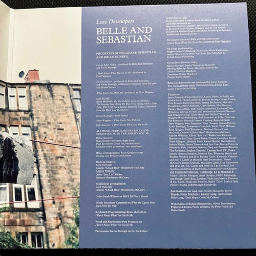 Виниловая пластинка Belle & Sebastian - Late Developers (Black Vinyl LP)