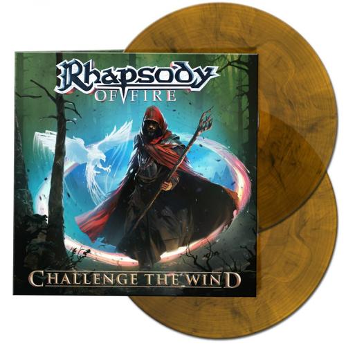 Виниловая пластинка Rhapsody Of Fire - Challenge The Wind (Limited Transparent Orange W/ Black Marble Vinyl 2LP)