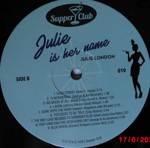 Виниловая пластинка Julie London - Julie Is Her Name (Black Vinyl LP)