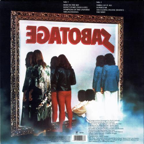 Виниловая пластинка Black Sabbath Sabotage