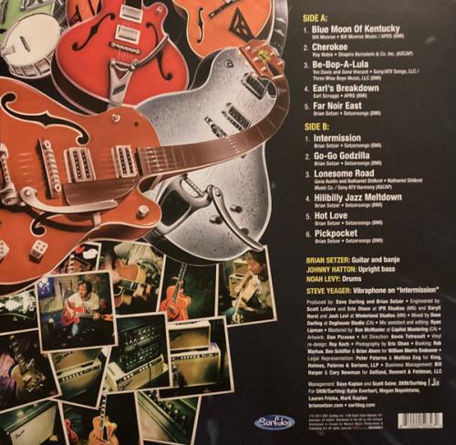 Виниловая пластинка Brian Setzer - Setzer Goes Instru-Mental! (180 Gram Colored Vinyl LP)