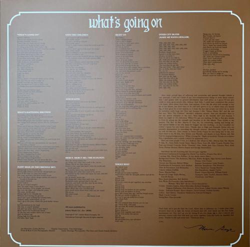 Виниловая пластинка Marvin Gaye, What's Going On (Back To Black)