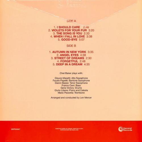 Виниловая пластинка Chet Baker - Angel Eyes (Black Vinyl LP)