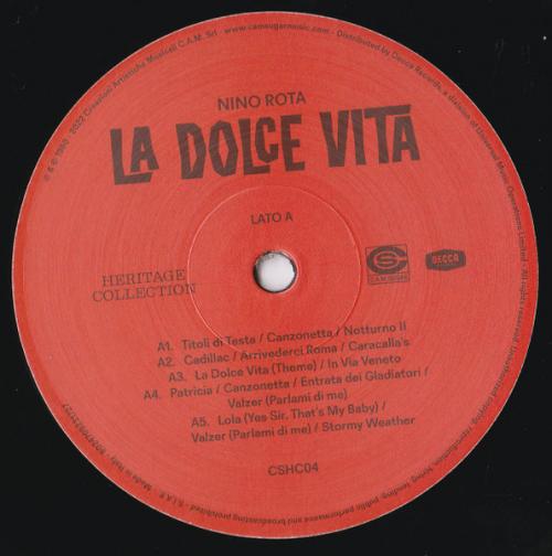 Виниловая пластинка Саундтрек - La Dolce Vita (Nino Rota) (Black Vinyl 2LP)