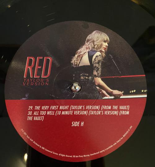 Виниловая пластинка Taylor Swift - Red (Taylor's Version) (Black Vinyl 4LP)