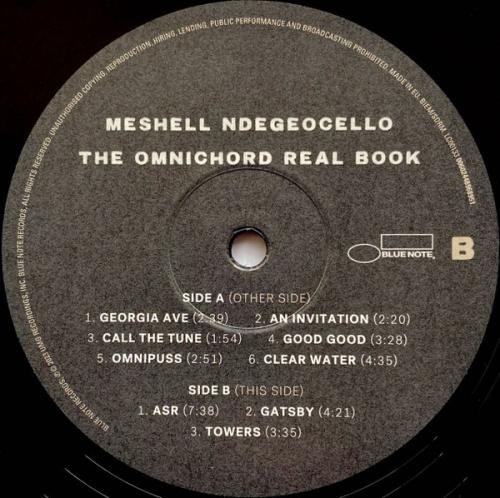Виниловая пластинка Meshell Ndegeocello - The Omnichord Real Book (Black Vinyl 2LP)