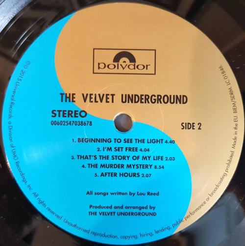 Виниловая пластинка The Velvet Underground, The Velvet Underground (45th Anniversary)