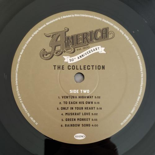 Виниловая пластинка America, 50th Anniversary: The Collection (Black Vinyl/Gatefold)