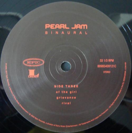 Виниловая пластинка Pearl Jam BINAURAL
