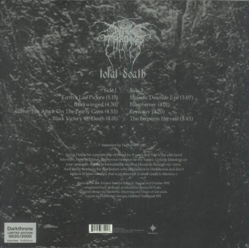 Виниловая пластинка Darkthrone - Total Death (Black Vinyl LP)