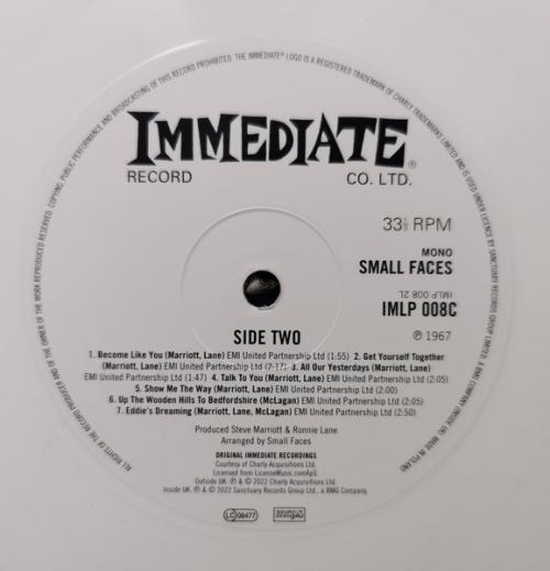 Виниловая пластинка Small Faces - Small Faces (Coloured Vinyl LP)