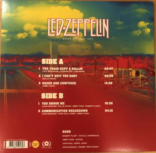 Виниловая пластинка Led Zeppelin – Motor Speedway 1969 (Lime Transparent Vinyl LP)