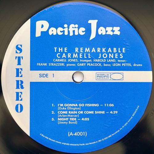 Виниловая пластинка Carmell Jones - The Remarkable Carmell Jones (Tone Poet) (Black Vinyl LP)