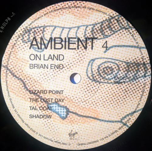 Виниловая пластинка Eno, Brian, Ambient 4: On Land