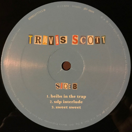 Виниловая пластинка Travis Scott BIRDS IN THE TRAP SING MCKNIGHT