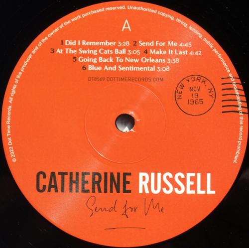 Виниловая пластинка Catherine Russell - Send For Me (Black Vinyl LP)