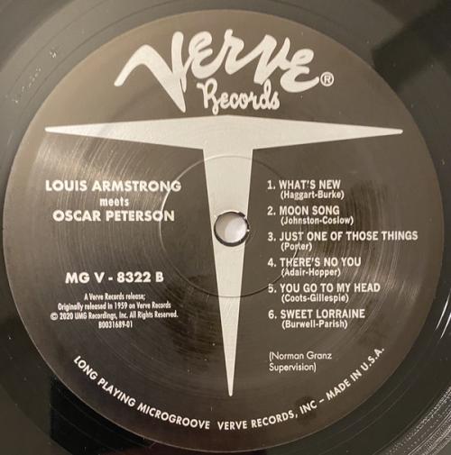 Виниловая пластинка Louis Armstrong — LOUIS ARMSTRONG MEETS OSCAR PETERSON (ACOUSTIC SOUNDS) (LP)