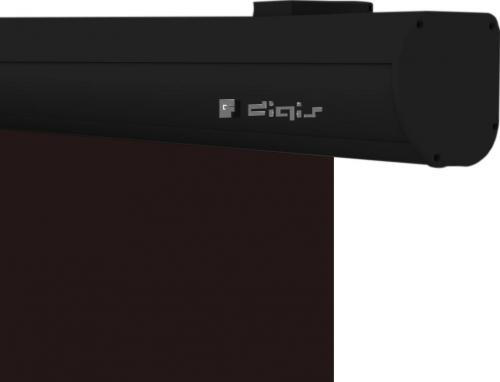 Экран настенный с электроприводом Digis Ellipse DSEES-16905B_50 MW, корпус Черный, 16:9, 131", 300x220 (290x163), RS232, ИК, пульт ДУ, триггер