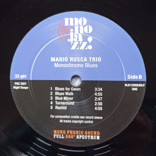 Виниловая пластинка Mario Rusca - Monochrome Blues (Black Vinyl 2LP)