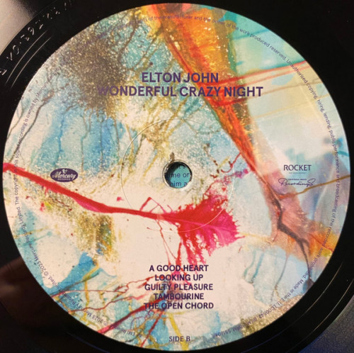 Виниловая пластинка John, Elton - Wonderful Crazy Night (Black Vinyl LP)