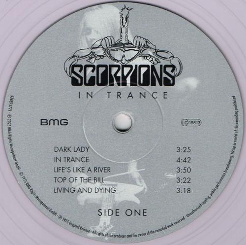 Виниловая пластинка Scorpions - In Trance (180 Gram Clear Vinyl LP)