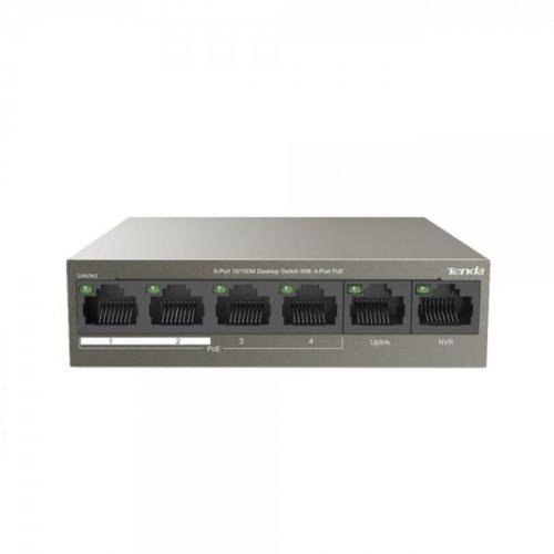 Коммутатор Tenda TEF1106P-4-63W