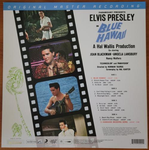 Виниловая пластинка Elvis Presley - Blue Hawaii (Original Master Recording) (Black Vinyl 2LP)