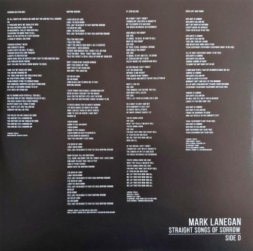 Виниловая пластинка Mark Lanegan - Straight Songs Of Sorrow (Black Vinyl 2LP)