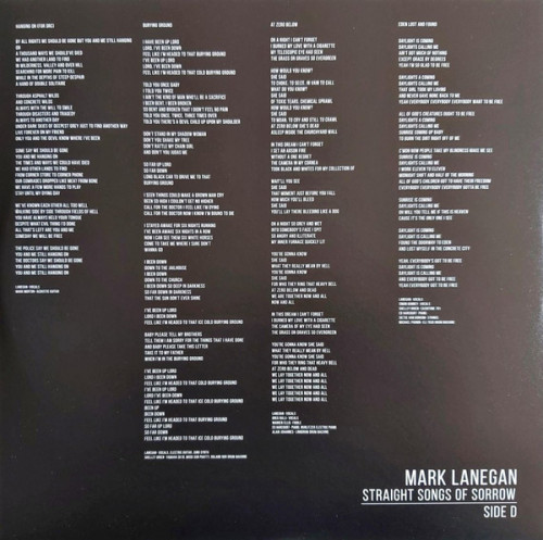 Виниловая пластинка Mark Lanegan - Straight Songs Of Sorrow (Black Vinyl 2LP)