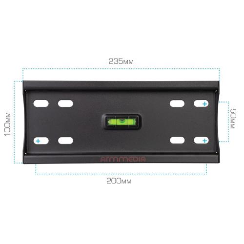 Кронштейн для телевизора ARM Media PLASMA-6 new черный