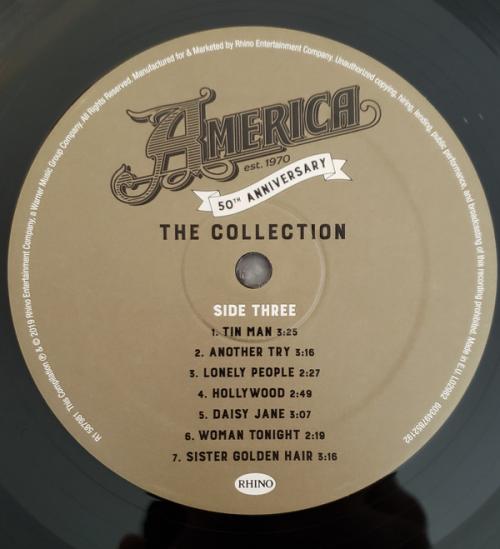Виниловая пластинка America, 50th Anniversary: The Collection (Black Vinyl/Gatefold)