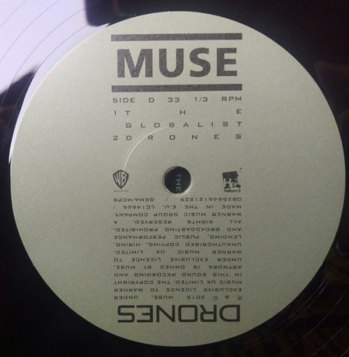 Виниловая пластинка Muse DRONES (180 Gram)
