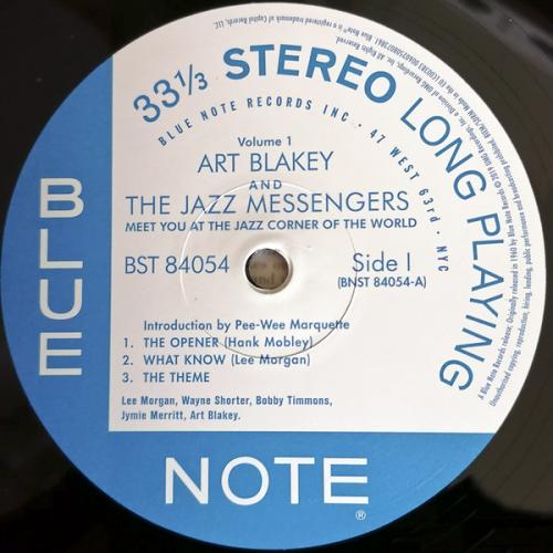 Виниловая пластинка Art Blakey, Meet You at the Jazz Corner of the World - Vol 1