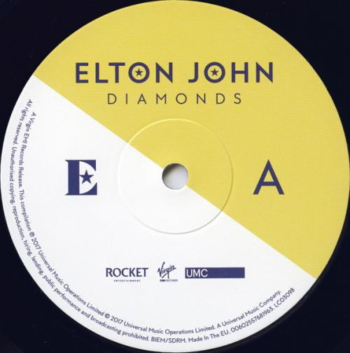 Виниловая пластинка Elton John, Diamonds (2LP)