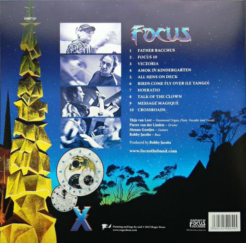 Виниловая пластинка Focus — X (BLUE VINYL) (2LP)