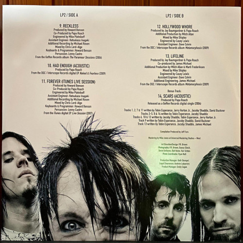 Виниловая пластинка Papa Roach - To Be Loved: the Best of Papa Roach (Black Vinyl 2LP)