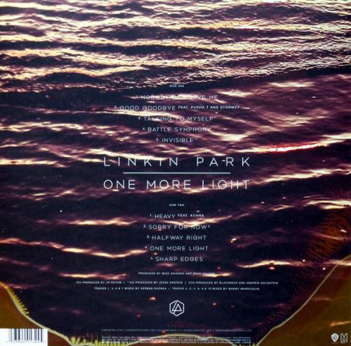 Виниловая пластинка WM Linkin Park One More Light (Black Vinyl)